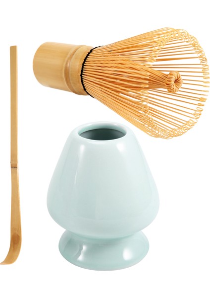 Matcha Çırpma Seti Bambu Matcha Çay Seti 100 Çatallı Matcha Çırpma Teli (Chasen), Geleneksel Kepçe, Matcha Çırpma Teli Tutucu (Yurt Dışından) fiyatları