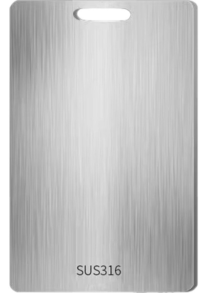 Mutfak Için Paslanmaz Çelik Çift Taraflı Kesme Tahtası - Kalın Panel, Doğrama ve Hamur Yoğurma Tahtası (Yurt Dışından)