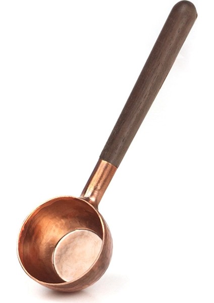 Kahve Çekirdeği Ölçü Kaşığı Masif Ahşap Bakır Ölçü Kaşığı Kahve Tozu Miktar Kaşığı Ölçü Kaşığı 10G (Yurt Dışından)