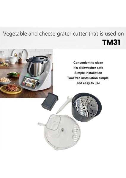 Thermomix TM31 Için Gıda Işlemcisi Kesici Seti Verimli Sebze Kesme Aparatı Çok Fonksiyonlu Kap Kesici Seti (Yurt Dışından) fiyatları