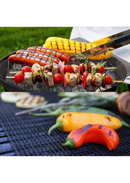 4 Adet Yapışmaz Barbekü Izgara Filesi Yeniden Kullanılabilir Ptfe Izgara Ağı Barbekü Matı Izgara, Pişirme, Fırınlama, Barbekü Için, 40 x 33 cm (Yurt Dışından) fırsatları