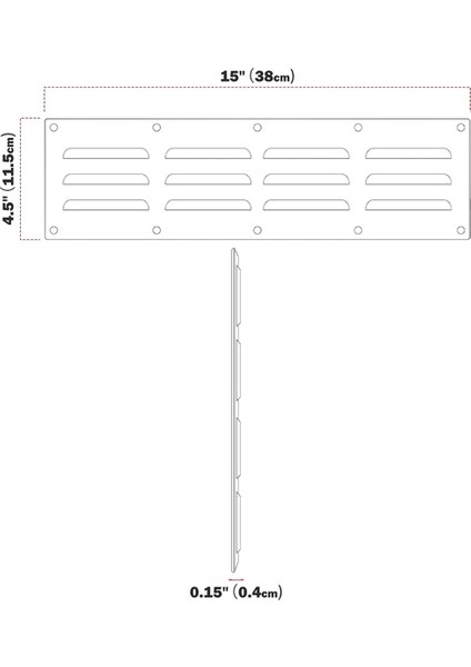 Izgara Aksesuarı Havalandırması Için Paslanmaz Çelik Havalandırma Paneli ve Ekranlı Dış Mekan Mutfağına Uygun (Yurt Dışından) modelleri