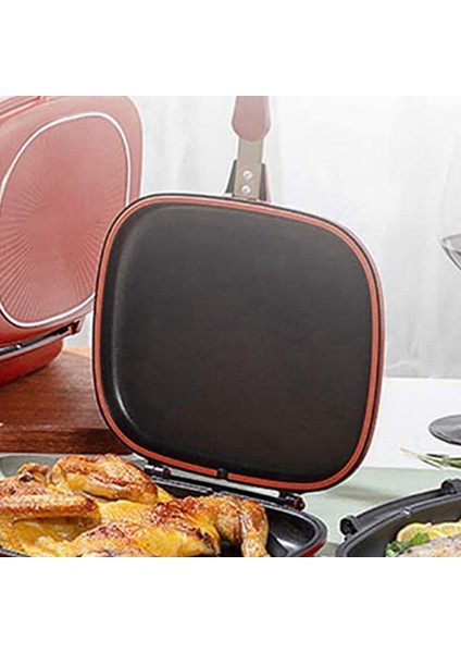 Adet 28 cm ve 30 cm Çift Tava Izgara Tencere Yapışmaz Çift Omlet Çevirmeli Tava Için Sızdırmazlık Halkası (Yurt Dışından) modelleri