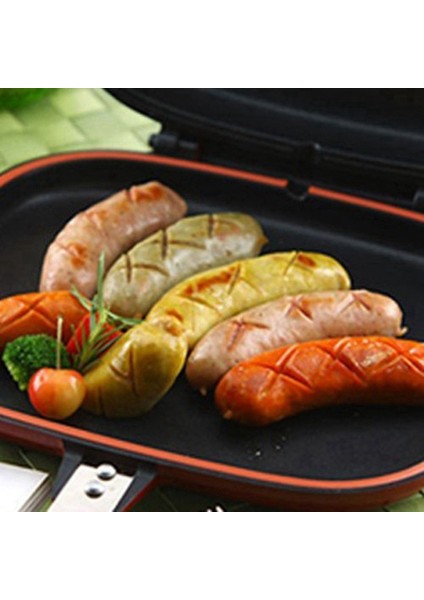 Adet 28 cm ve 30 cm Çift Tava Izgara Tencere Yapışmaz Çift Omlet Çevirmeli Tava Için Sızdırmazlık Halkası (Yurt Dışından) fırsatları