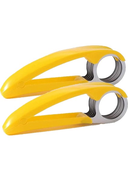 Manuel Gıda Kesici, Meyve ve Sebze Dilimleyici, Paslanmaz Çelik, Gıda Kesici, Taşınabilir Küçük Gıda Kesici, 2 Adet (Yurt Dışından)