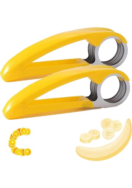 Manuel Gıda Kesici, Meyve ve Sebze Dilimleyici, Paslanmaz Çelik, Gıda Kesici, Taşınabilir Küçük Gıda Kesici, 2 Adet (Yurt Dışından) fiyatları