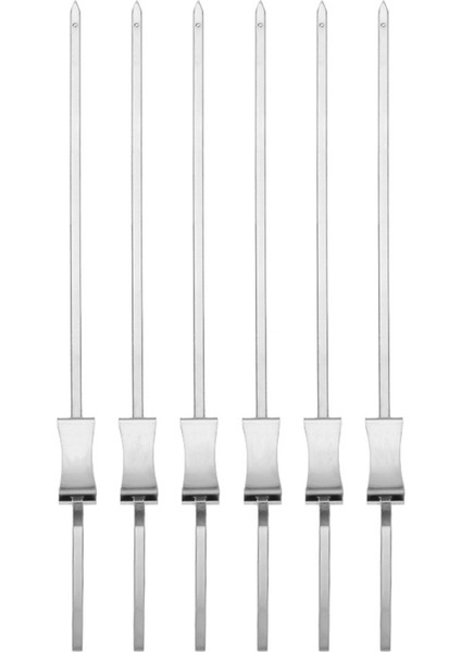 Saplı Izgara Şişleri, Et, Tavuk, Sosis Için Paslanmaz Çelik Barbekü Şişleri, Kabob Şişleri (Yurt Dışından)