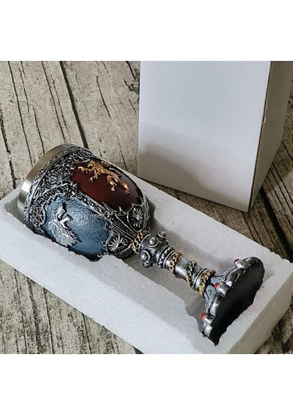 Ortaçağ Şövalyesi Rozeti Bira Kupası Paslanmaz Çelik Reçine Viking Kırmızı Şarap Kadehi Ortaçağ Şarap Kadehi Gereçleri Çay Takımı Kadeh Takımı (Yurt Dışından) fırsatları