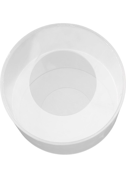 Adet Yuvarlak Akrilik Pasta Sergileme Panosu Pasta Kenarı Düzleştirici Kazıyıcı Pasta Tepsisi Kendin Yap Yuvarlak Dekor Pasta Doldurulabilir Pano (A) (Yurt Dışından) modelleri