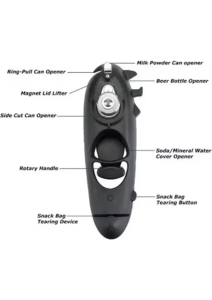 Ağır Hizmet Tipi Konserve Açacağı ve Konserve Açacağı Bira Şişesi Kutusu Açacağı Kavanoz Açmak Için Yenilikçi Mutfak Temel Aksesuarları (Yurt Dışından) fiyatları