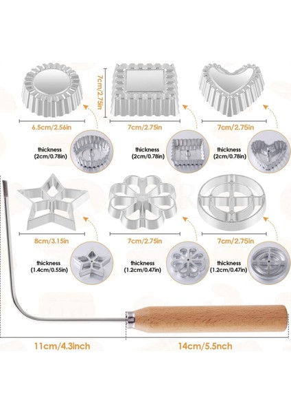 Parça Rozet Timbale Seti, Saplı Rozet Ütü Seti, Lotus Çiçeği Bunuelos Kurabiye Kalıbı, Huni Kek Yapım Seti (Yurt Dışından) fiyatları