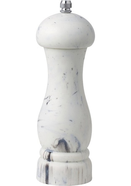 Tuz ve Karabiber Öğütücü Seti, Taklit Mermer Doldurulabilir Değirmenler, Karabiber Taneleri Için Kullanımı Kolay Manuel Baharat Öğütücüler 1 Adet (Yurt Dışından)