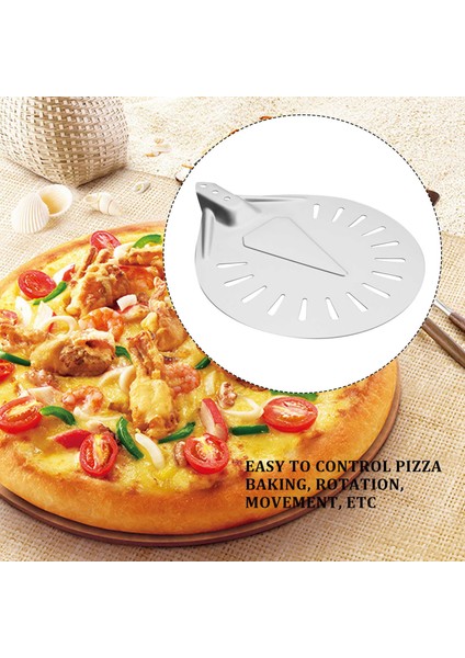 Uzun Saplı 9 Inç Delikli Çıkarılabilir Pizza Çevirme Kabı Pizza Küreği Alüminyum Pizza Kabı Kürek Kabı (Yurt Dışından) indirimleri