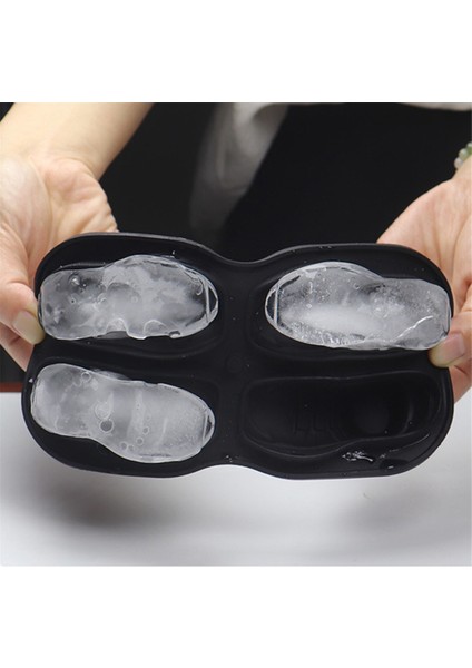 Ayakkabı Buz Küpü Kalıbı 4 Boşluklu Ayakkabı Şeklinde Buz Küpü Kalıpları Yeniden Kullanılabilir Eğlenceli Şekilli Buz Küpü Tepsisi Kolay Silikon Buz Topu Yapıcı D (Yurt Dışından) indirimleri