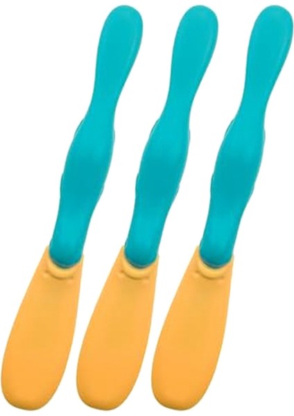 3'lü Reçel Kaşığı Silikon Tost Ekmeği Sürme Spatulası Çok Amaçlı Pişirme Reçeli Spatulası Gıda Krema Spatulası Karıştırma Aracı (Yurt Dışından)