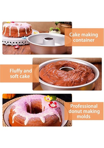Inçlik Kek Kalıbı Yuvarlak Yapışmaz Kek Kalıbı, Cheesecake, Flan, Kremalı Kek, Kurabiye, Donut Için Tüp Kek Kalıbı (Yurt Dışından) fırsatları