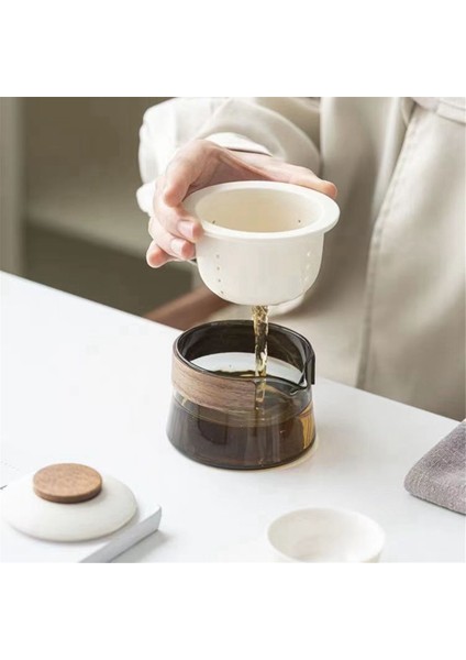 Kase 3 Bardak Çay Fincanı Seti Ev Çay Yapımı Seyahat Çay Seti Açık Hava Taşınabilir Çanta Çin Çay Seti Malzemeleri, A (Yurt Dışından) modelleri