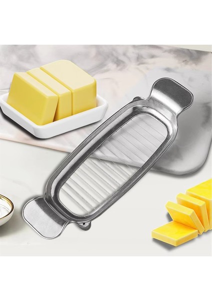 Adet Alüminyum Alaşımlı Tereyağlı Peynir Dilimleyici 17 Tel Tereyağı Kesici Bulaşık Makinesinde Yıkanabilir Tereyağı Dilimleyici Ortalama 1/4 Inç (Yurt Dışından) fırsatları