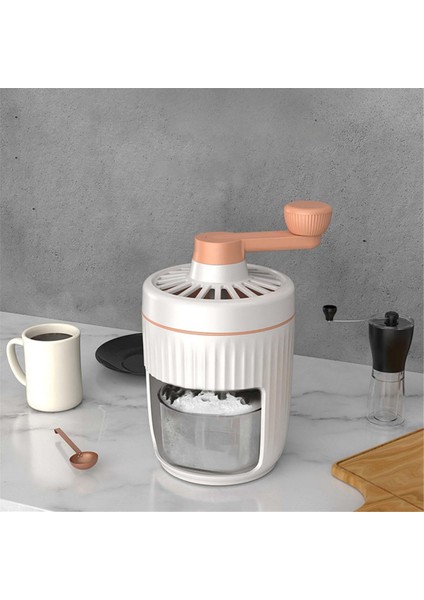 Manuel Döner Taşınabilir Buz Kırıcı Buz Tepsili Tıraşlı Buz Makinesi El Kranklı Buz Kırıcı Içecek Doğrayıcı Karıştırıcı (Yurt Dışından) indirimleri