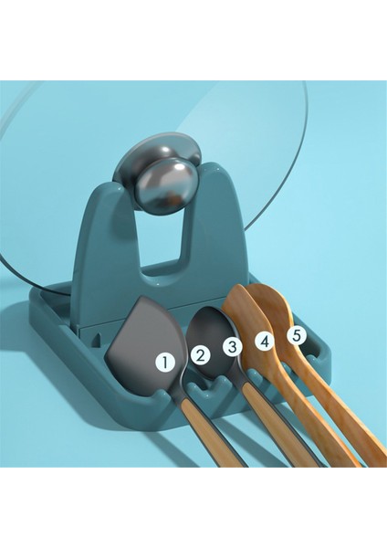 Plastik Tencere Kapağı Rafı Katlanabilir Tencere Kaşık Tutucu Standı Çatal Spatula Rafı Tava Kapağı Rafı Sofra Takımı Saklama Rafı (Yurt Dışından) indirimleri