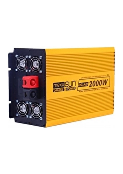 12V VOLT-2000W Tam Sinus İnverter 220V Çevirici Uzun Kablo ile Uyumlu