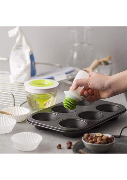 Yağ Şişesi ve Fırça Seti - Isıya Dayanıklı Izgara Fırçası - Mutfak Için Kaplı Silikon Dökme Hamur Fırçası (Yurt Dışından) modelleri