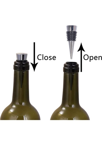 20 Adet Metal Şarap ve Içecek Şişeleri Tıpaları Şarap Şişeleri Mantarları Konik Saklama El Sanatları Kendin Yap (Yurt Dışından) fırsatları