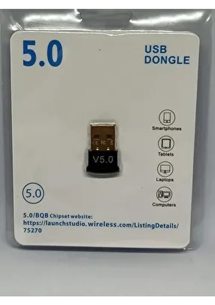 Bluetooth 5.0 Dongle Hızlı Veri Aktarımı ile Uzun Menzil USB Bağlantı fiyatları