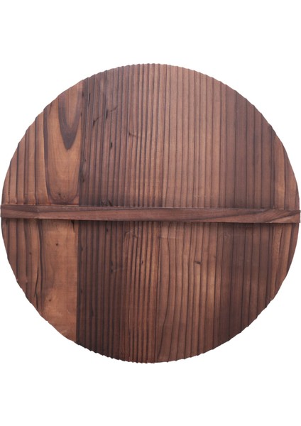 Mutfak Çok Fonksiyonlu Ahşap Tencere Kapağı Saplı Tava Kapağı Çevre Dostu Haşlanmaya Karşı Dayanıklı Ahşap Pişirme Kabı Kapağı 36 cm (Yurt Dışından)