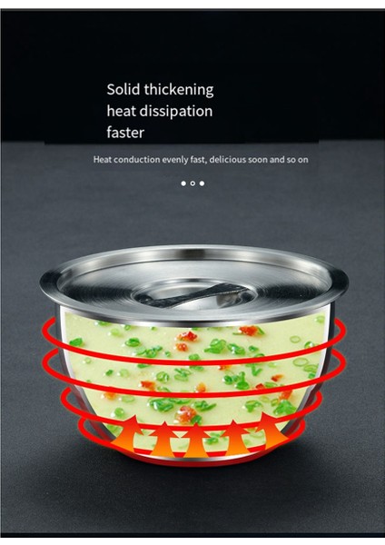 Kapaklı Paslanmaz Çelik Pirinç Kasesi Çorba Kasesi Buharda Pişirilmiş Pirinç Kasesi Haşlanmaya Karşı Dayanıklı Çocuk Küçük Kasesi Kore Mutfağı Aletleri (Yurt Dışından) modelleri