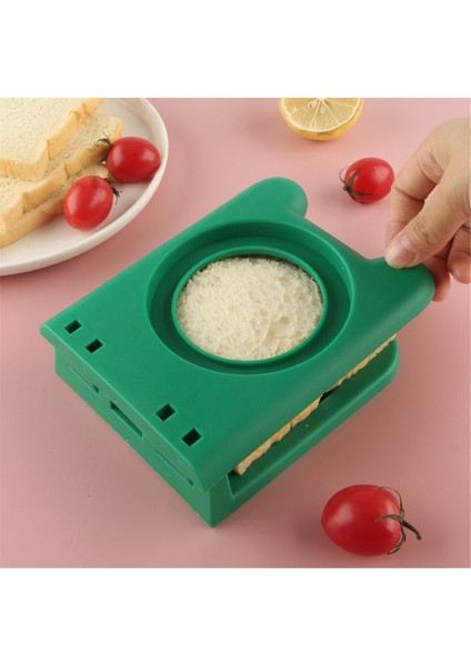 Yuvarlak Kahvaltılık Sandviç Ekmek Kesme Kalıbı Tost Cep Ekmeği Yapma Aleti Mutfak Gereçleri Yeşil (Yurt Dışından) fırsatları