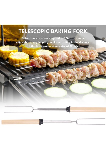 Hatmi Kızartma Çubukları Barbekü Çatalı Sosis Sosis S'more Şişleri Ateş Çukuru Kamp Ateşi Kamp Ocağı B (Yurt Dışından) modelleri