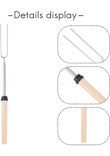 Hatmi Kızartma Çubukları Barbekü Çatalı Sosis Sosis S'more Şişleri Ateş Çukuru Kamp Ateşi Kamp Ocağı B (Yurt Dışından) indirimleri