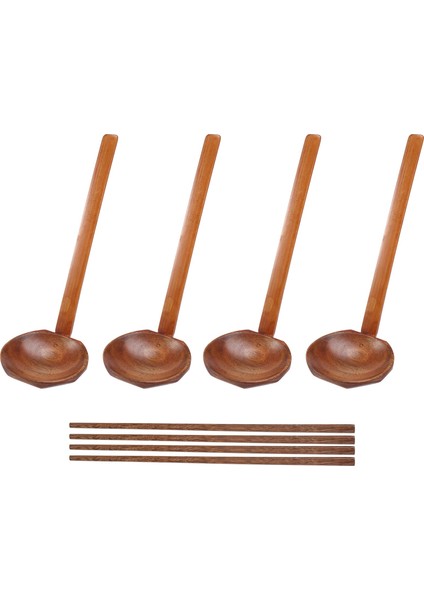 Adet Japon Uzun Saplı Büyük Kaşık, Ramen Kaşığı, Ahşap Sıcak Tencere Kaşığı, Kaplumbağa Kabuğu Kaşık, Ahşap Pirinç Çorbası Tatlısı (Yurt Dışından) modelleri