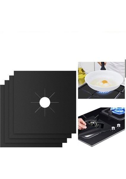 15 Adet Gazlı Ocak Koruyucuları Ocak Kapağı Astarı Temizleme Matı Gazlı Ocak Üstü Koruyucu, Gümüş (Yurt Dışından) modelleri