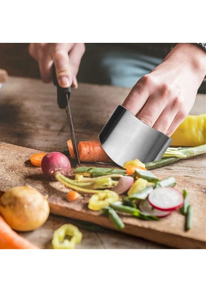 Paslanmaz Çelik Parmak Koruyucu, Çok Işlevli Parmak Koruyucu, Mutfak Aletleri Için Kesme Parmak Koruyucu (Yurt Dışından) fiyatları