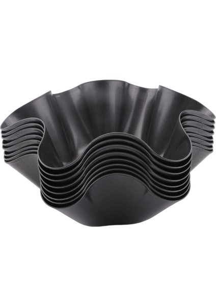 8'li Tortilla Kase Kalıpları Mükemmel Tortilla Tavası Yapışmaz Taco Kabuğu Tortilla Tavası Yapıcı Salata Kasesi (Yurt Dışından)