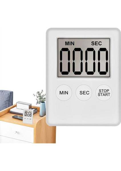 Dijital Mutfak Zamanlayıcısı, Zamanlayıcı, Yumurta Zamanlayıcısı, Iş, Spor Zamanlayıcısı, Oyun, Pişirme Zamanlayıcısı, 2'li Paket Beyaz (Yurt Dışından) modelleri
