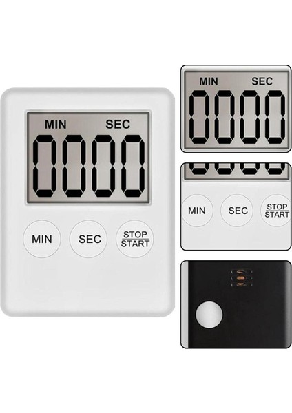 Dijital Mutfak Zamanlayıcısı, Zamanlayıcı, Yumurta Zamanlayıcısı, Iş, Spor Zamanlayıcısı, Oyun, Pişirme Zamanlayıcısı, 2'li Paket Beyaz (Yurt Dışından) fırsatları