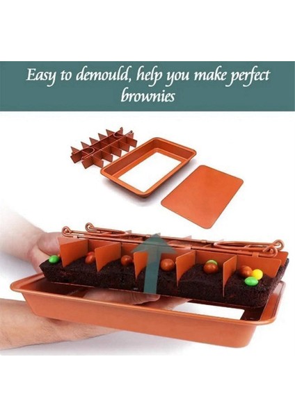 Pişirme Için Brownie Kalıbı Canlı Tabanlı Katı Yapışmaz Kaplama Kalınlaştırıcı Kek Kalıbı Pişirme Gereçleri Pişirme Için Her Şey (Yurt Dışından) fiyatları