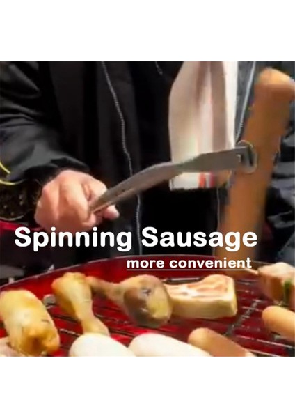 Sosis Çevirme Maşası, Mutfak Pişirme Maşası, Izgara Için Barbekü Maşası, Sosis Izgara Maşası, Uzun Saplı Mutfak Maşası (Yurt Dışından) fırsatları