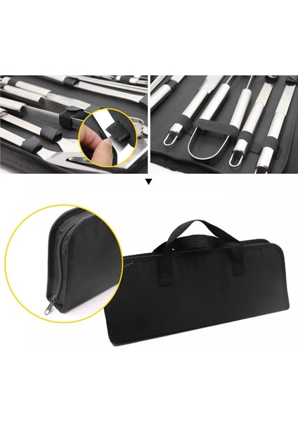 20 Adet/takım Barbekü Aleti Paslanmaz Çelik Barbekü Aletleri Setleri Mutfak Eşyaları Seti Barbekü Izgara Aletleri Seti Barbekü Aksesuarları (Yurt Dışından) indirimleri