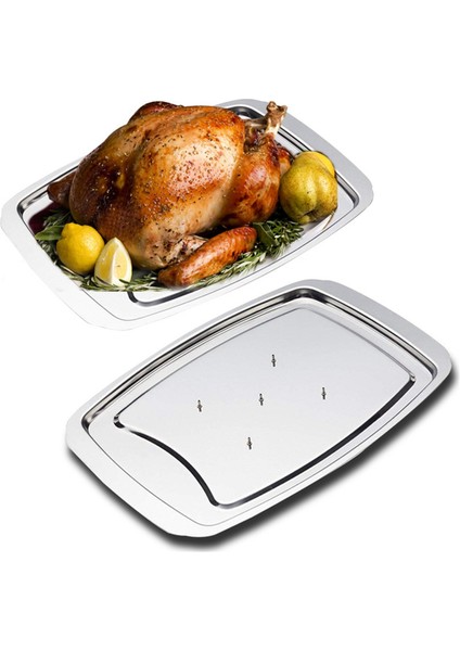 Paslanmaz Çelik Hindi Tırnaklı Tepsi Kızarmış Tavuk Izgarası Hindi Izgarası Kızarmış Tavuk Tepsisi Pişirme Barbekü Tırnaklı Tepsi (Yurt Dışından) indirimleri