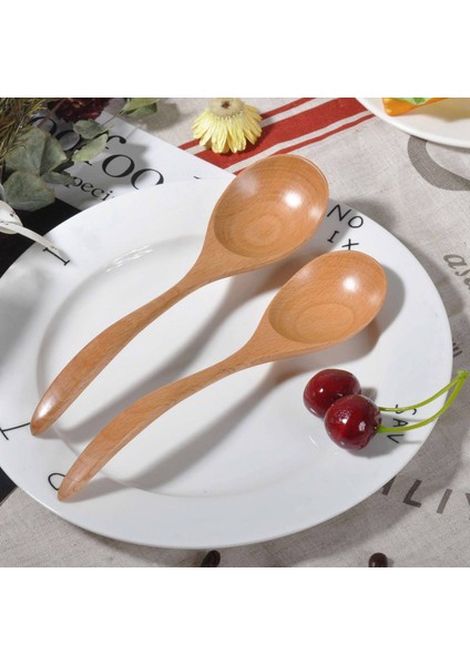 Adet Ahşap Kaşık Çorba Kaşıkları Doğal Ahşap Kaşıklar Tatlı Kaşığı Çay Kaşığı Kavisli Kaşık (Yurt Dışından) fiyatları