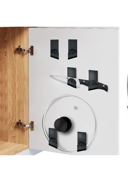 Tencere Kapağı Rafı Duvara Monte Askı Aparatı Tencere Kapağı Rafı Plastik Mutfak Depolama Mutfak Depolama Rafı Genel (Yurt Dışından) modelleri