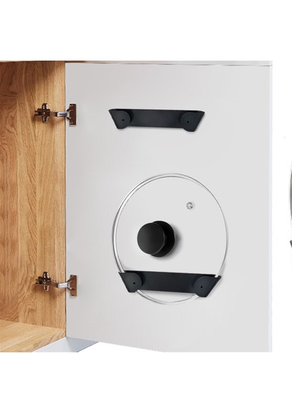 Tencere Kapağı Rafı Duvara Monte Askı Aparatı Tencere Kapağı Rafı Plastik Mutfak Depolama Mutfak Depolama Rafı Genel (Yurt Dışından) fırsatları