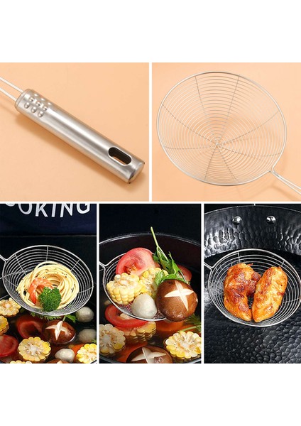 Skimmer Kaşığı, 4'lü Paket Paslanmaz Çelik Örümcek Süzgeç Skimmer Kaşığı, Donut Kaşığı, Mutfak Derin Fritözü Için Skimmer Kaşığı (Yurt Dışından) indirimleri