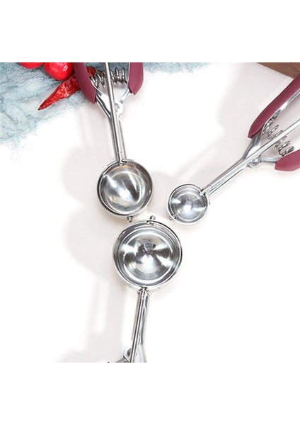 Pişirme Için Kurabiye Kepçesi 3'lü Set, Paslanmaz Çelik Dondurma Kepçesi, Kurabiye Hamuru Kepçesi, Kek Kepçesi, Köfte Kepçesi (Yurt Dışından) fırsatları