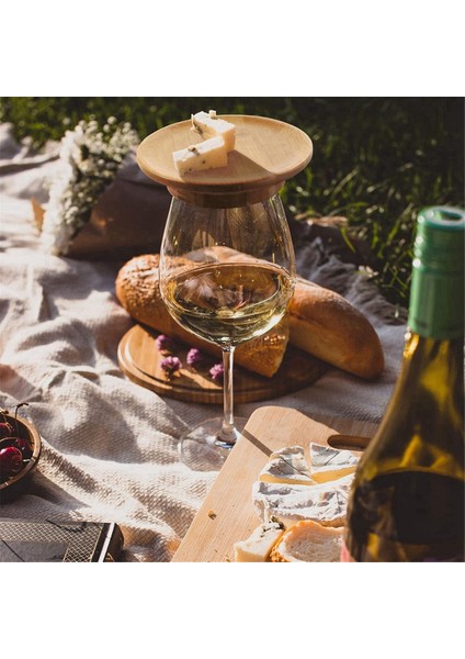Adet Şarap Kadehi Üstü, 4 Inç Şarap Kadehi Üstü, Bambu Şarap Kadehi Üstü Bardak Altlıkları (Yurt Dışından) fırsatları