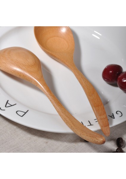 Adet Ahşap Kaşık Çorba Kaşıkları Doğal Ahşap Kaşıklar Tatlı Kaşığı Çay Kaşığı Kavisli Kaşık (Yurt Dışından) fırsatları